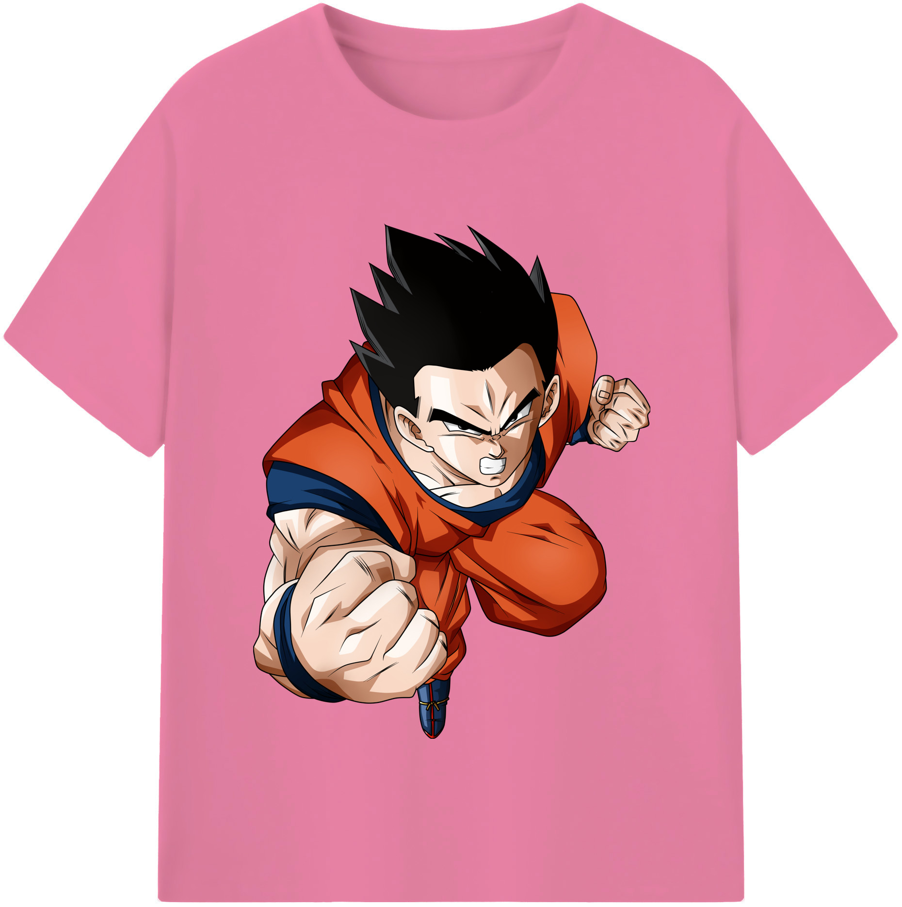 （画像用） ドラゴンボール 孫 悟飯（そんごはん）DRAGON BALL Son Gohan 綿100％半袖Tシャツ（フロントプリント）